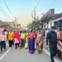 नगर निगम के वार्ड 31 में किरण देवी ने चलाया जनसंपर्क अभियान, जनता से मांगा समर्थन