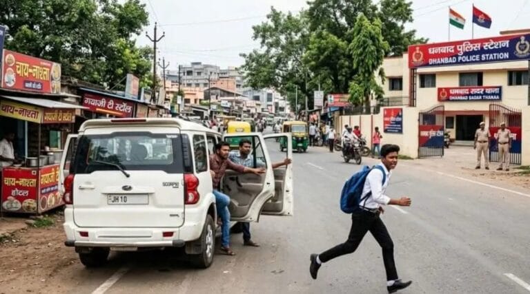 छात्र का अपहरण कर लाया धनबाद, चाय-नाश्ता के लिए रुकने पर स्कॉर्पियो से भागकर पहुंचा थाने…..