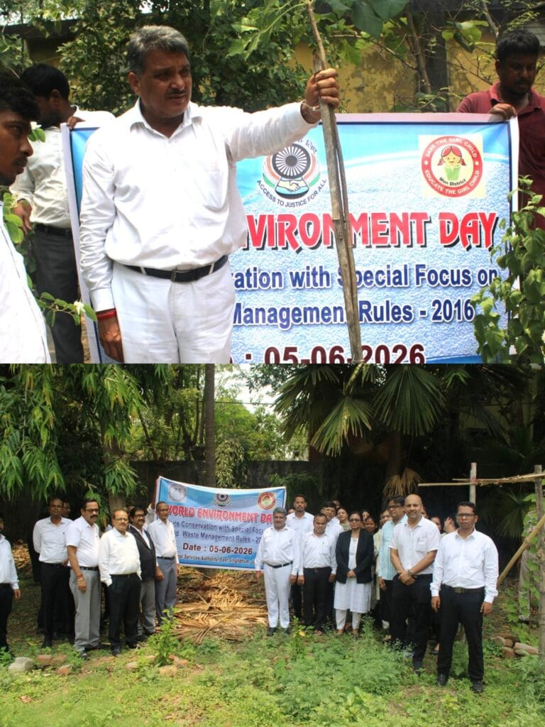 विश्व पर्यावरण दिवस पर प्रधान जिला जज ने पौधारोपण कर स्वच्छ पर्यावरण का दिया संदेश…..