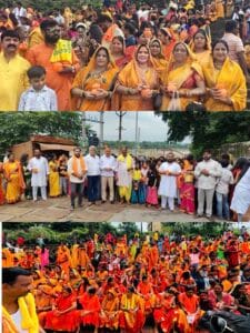 बागबेड़ा में आस्था का सैलाब, हजारों श्रद्धालुओं ने किया चिंताहरण महादेव का जलाभिषेक