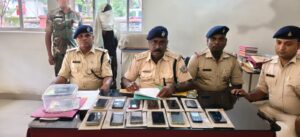 जगन्नाथपुर में आठ मजदूरों के 13 मोबाइल चोरी का खुलासा, आरोपी गिरफ्तार…..