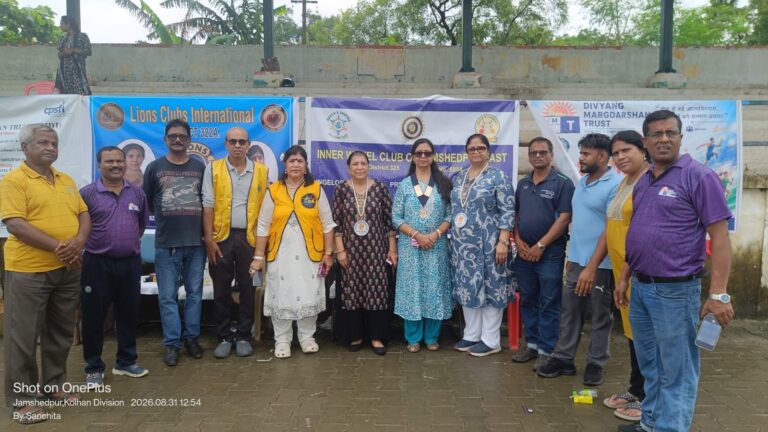 राष्ट्रीय खेल दिवस के अवसर पर इनर व्हील क्लब ऑफ जमशेदपुर ईस्ट, जिला 325 द्वारा दिव्यांग मार्ग दर्शन के सहयोग से टिनप्लेट स्टेडियम में मेगा पैरा खेल प्रतियोगिता का आयोजन…..