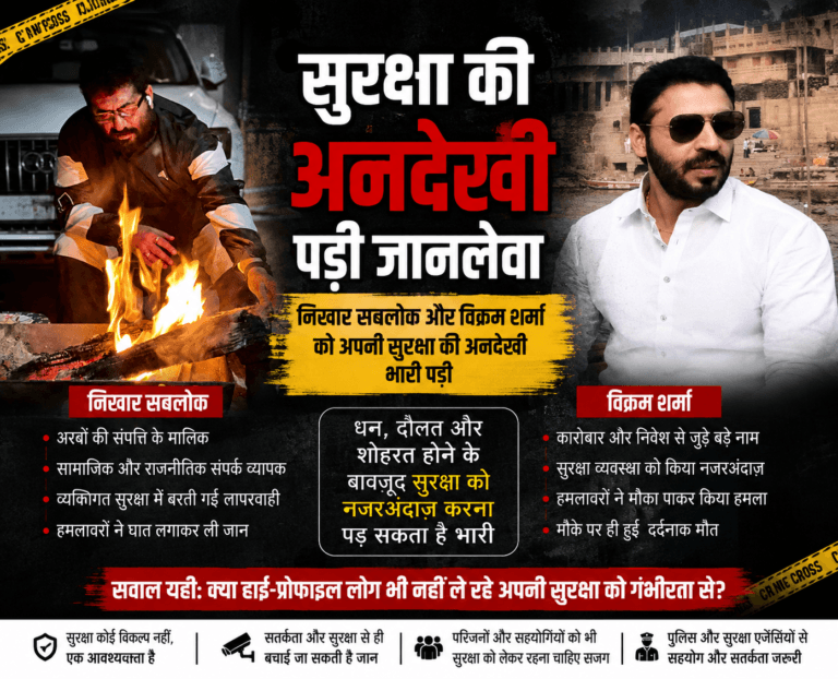 सुरक्षा की अनदेखी पड़ी भारी? निखार सबलोक और विक्रम शर्मा की मौत ने खड़े किए कई सवाल…..