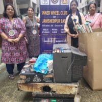 पर्यावरण संरक्षण के उद्देश्य से इनर व्हील क्लब ऑफ जमशेदपुर ईस्ट ने घोड़ाबांधा स्थित अपना आंगन में ई-वेस्ट संग्रहण अभियान चलाया…..