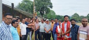 आगामी 32वें श्री सार्वजनिक रावण दहन महोत्सव के सफल आयोजन को लेकर आज शनिवार फुटबॉल मैदान बागुनहातु स्टेडियम में भूमि पूजन कार्यक्रम आयोजित…..