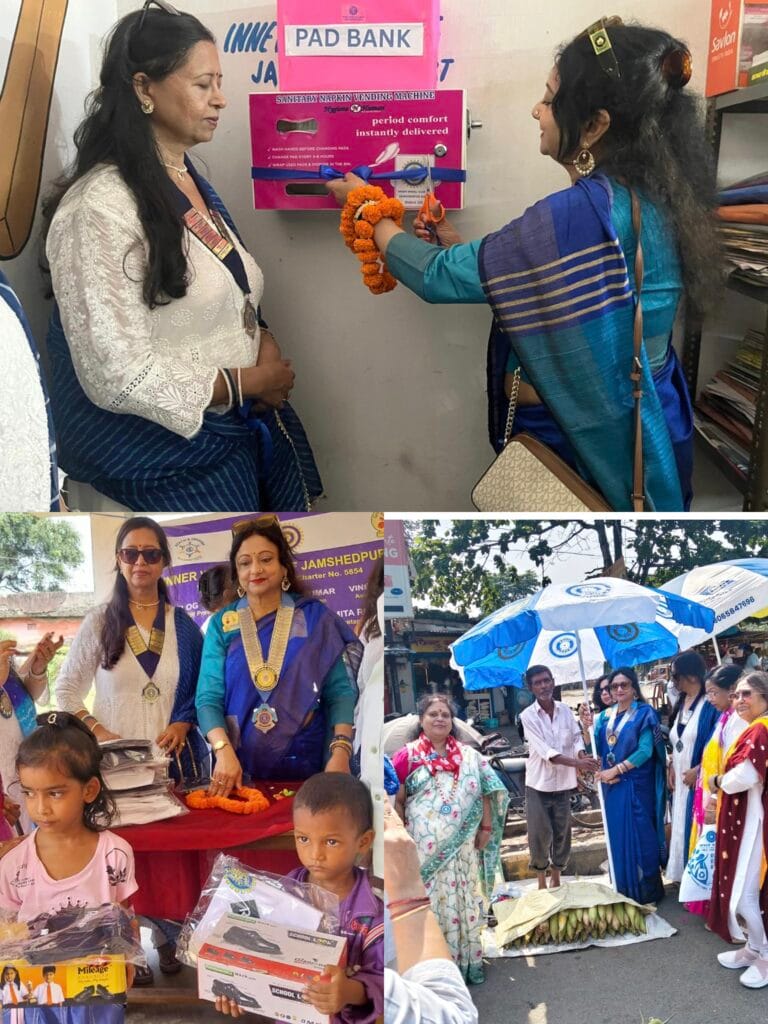 इनर व्हील क्लब ऑफ जमशेदपुर ईस्ट द्वारा जिला चेयरमैन प्रियका कुमार के आधिकारिक क्लब दौरे के अवसर पर विभिन्न सामाजिक एवं सेवा कार्य किए गए…..